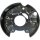 Brake disc splash guard rear left METZGER for MERCEDES 124 notchback