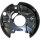 Brake disc splash guard, rear right METZGER for MERCEDES 124 notchback