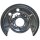 Brake disc splash guard rear left METZGER for CITROËN JUMPER II