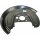 Spray Plate Brake Disc rear left sheet steel METZGER for e.g. VW BORA