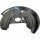 Spray Plate Brake Disc rear right sheet steel METZGER for e.g. VW BORA