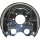 Spray Plate Brake Disc rear right sheet steel METZGER for e.g. OPEL VECTRA