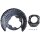 Brake disc splash guard rear left METZGER for KIA CEED hatchback