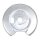 Brake disc splash guard rear left METZGER for VOLVO S70 (874)