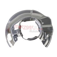 Splash plate brake disc front right METZGER for BMW 5