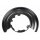 Brake disc splash guard rear left METZGER for DAILY II