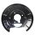 Brake disc splash guard rear right METZGER for PEUGEOT 406 (8B)