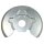 Splash plate front brake disc METZGER for VOLVO 240 (P242)