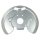 Splash plate front brake disc METZGER for VOLVO 240 (P242)
