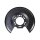 Splash plate rear brake disc METZGER for FORD MONDEO III