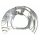 Splash plate front right brake disc METZGER for BMW X5 (E70)
