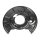 Spray Plate Brake Disc rear left sheet steel METZGER for e.g. MB S-CLASS