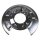 Brake disc splash guard rear left METZGER for LAND ROVER DISCOVERY