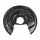 Brake disc splash guard, rear right METZGER for VW JETTA IV