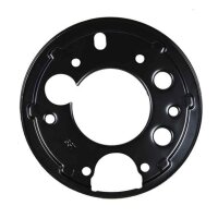 Spray Plate Brake Disc rear left sheet steel METZGER for...