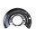 Brake disc splash guard front left METZGER for TOYOTA YARIS (_P1_)