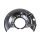 Splash guard front right brake disc METZGER for TOYOTA YARIS (_P1_)