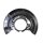 Splash guard front right brake disc METZGER for TOYOTA YARIS (_P1_)