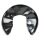 Brake disc splash guard rear left METZGER for AUDI A6 C6