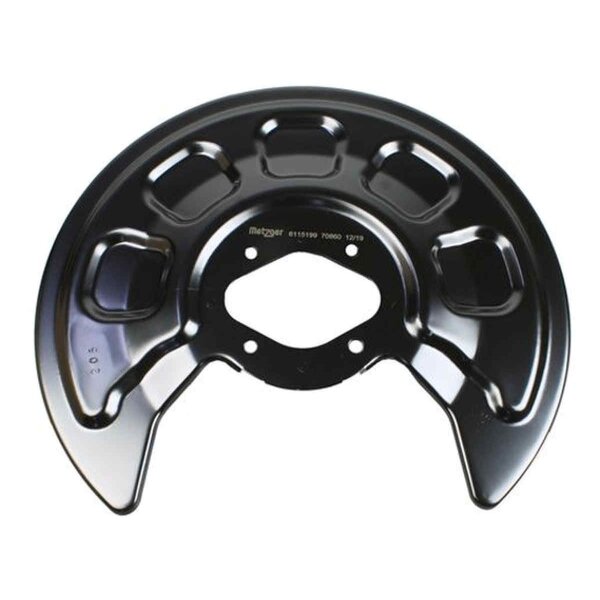 Splash plate rear brake disc METZGER for VW CADDY III