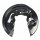 Brake disc splash guard rear left METZGER for VW TIGUAN (5N_)