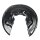 Brake disc splash guard rear left METZGER for VW TIGUAN (5N_)