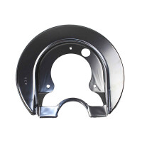 Spray Plate Brake Disc rear left sheet steel METZGER for...