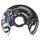 Brake disc splash guard rear left METZGER for VW SCIROCCO III
