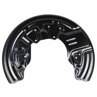 Brake disc splash guard front right METZGER for AUDI A4 B6