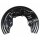 Brake disc splash guard front right METZGER for AUDI A4 B6