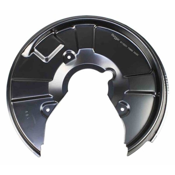 Brake disc splash guard rear left METZGER for AUDI A4 B7