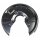 Brake disc splash guard rear left METZGER for AUDI A4 B7