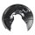 Brake disc splash guard, rear right METZGER for AUDI A4 B7