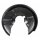 Brake disc splash guard, rear right METZGER for AUDI A4 B7