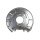 Spray Plate Brake Disc rear left sheet steel METZGER for TOYOTA RAV