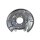 Spray Plate Brake Disc rear left sheet steel METZGER for TOYOTA RAV