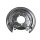 Brake disc splash guard rear left METZGER for TOYOTA COROLLA notchback