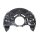 Brake disc splash guard front left METZGER for TOYOTA AVENSIS notchback