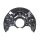 Brake disc splash guard front left METZGER for TOYOTA AVENSIS notchback