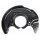 Brake disc splash guard front left METZGER for TOYOTA COROLLA estate