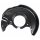 Splash guard front right brake disc METZGER for TOYOTA COROLLA estate