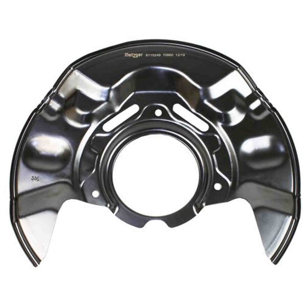 Brake disc splash guard front left METZGER for TOYOTA COROLLA (_E12_)