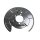 Spray Plate Brake Disc rear left sheet steel METZGER for e.g. TOYOTA RAV