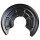Spray Plate Brake Disc rear left sheet steel METZGER for e.g. RENAULT SCÉNIC