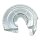 Brake disc splash guard, rear right METZGER for CITROËN C5 I
