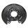 Brake disc splash guard rear left METZGER for NISSAN QASHQAI /