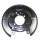Splash guard rear right brake disc METZGER for NISSAN QASHQAI /