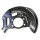 Splash guard front right brake disc METZGER for NISSAN QASHQAI II