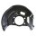 Splash guard front right brake disc METZGER for NISSAN QASHQAI II
