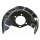Brake disc splash guard rear left METZGER for NISSAN QASHQAI II